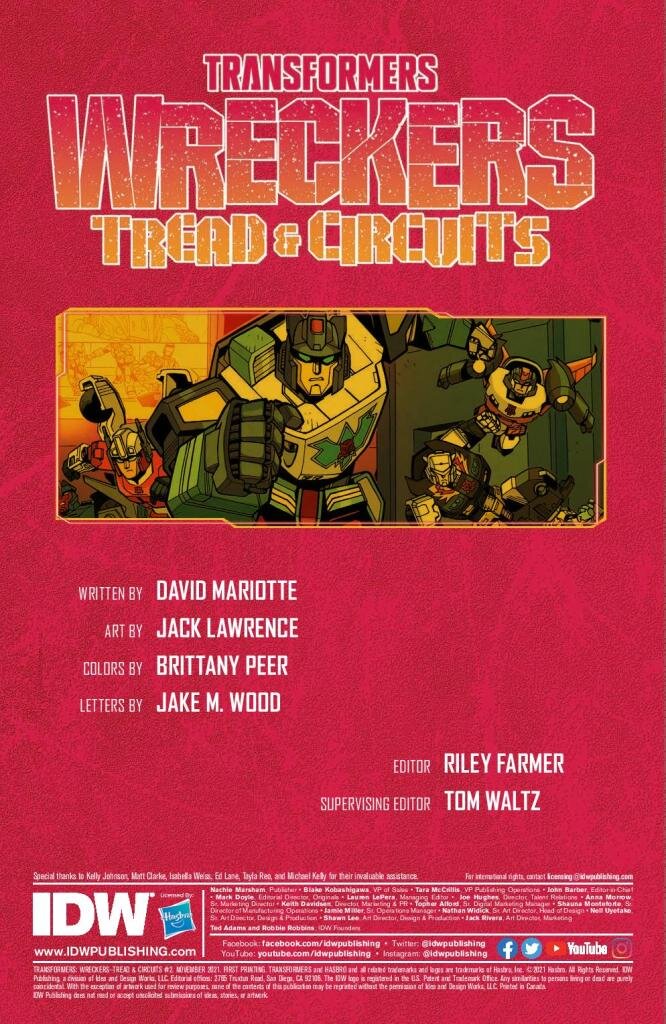 その他 Transformers Wreckers Tread & Circuits 2 Transformers: Wreckers Tread & Circuits, Issue No #2 Comic Book